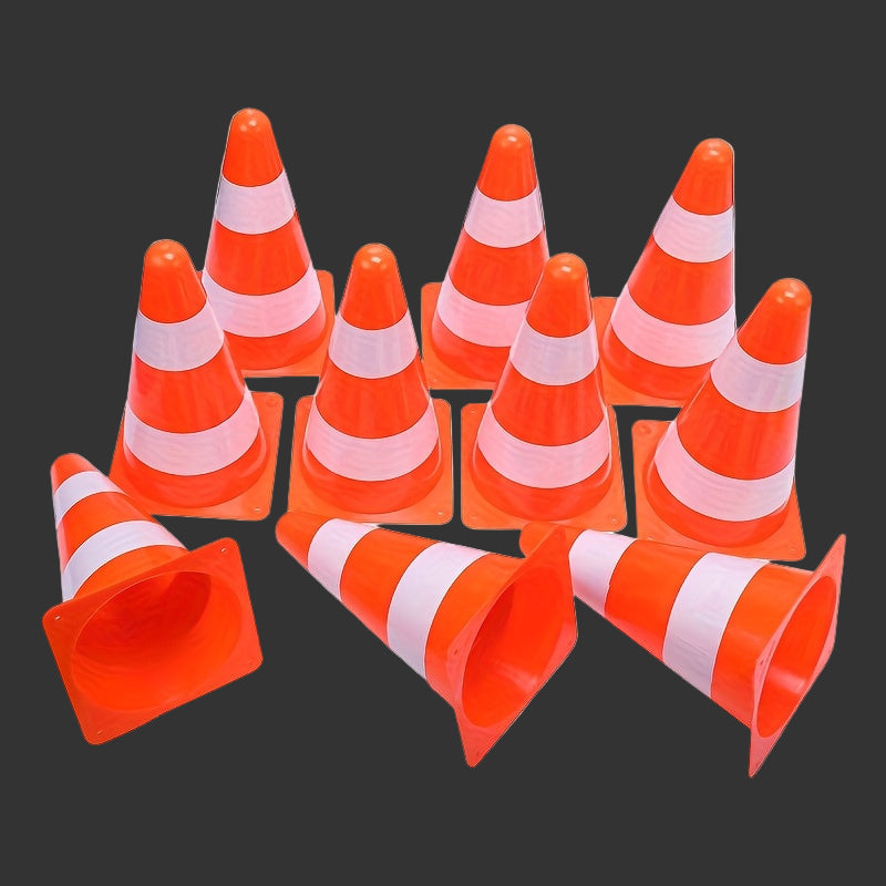 Cônes de signalisation – Lot de 10