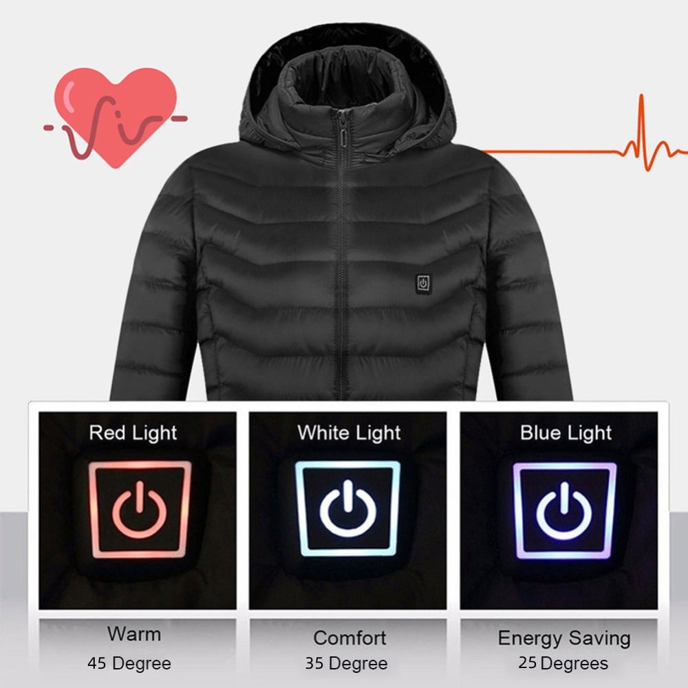 Veste chauffante unisex