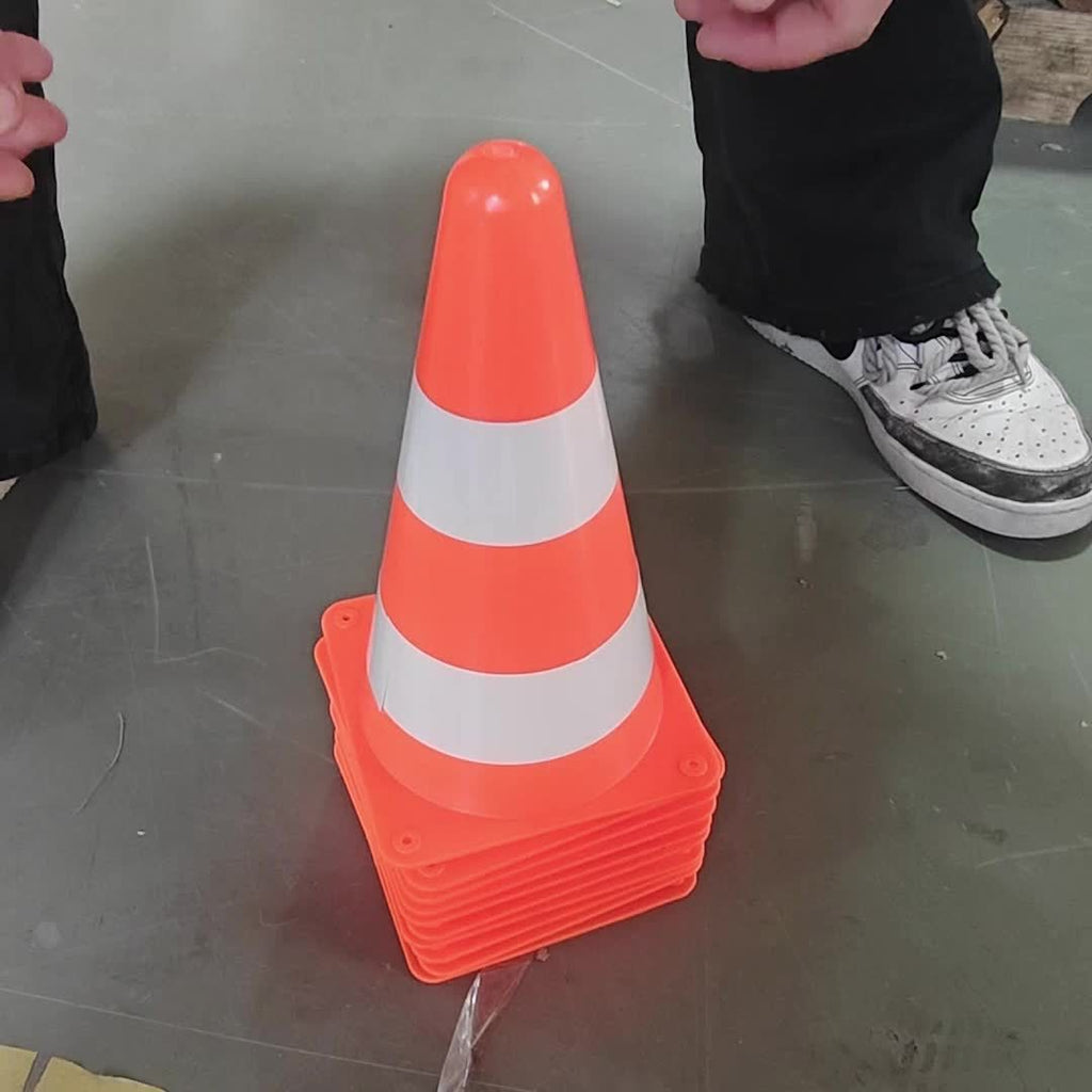 Cônes de signalisation – Lot de 10