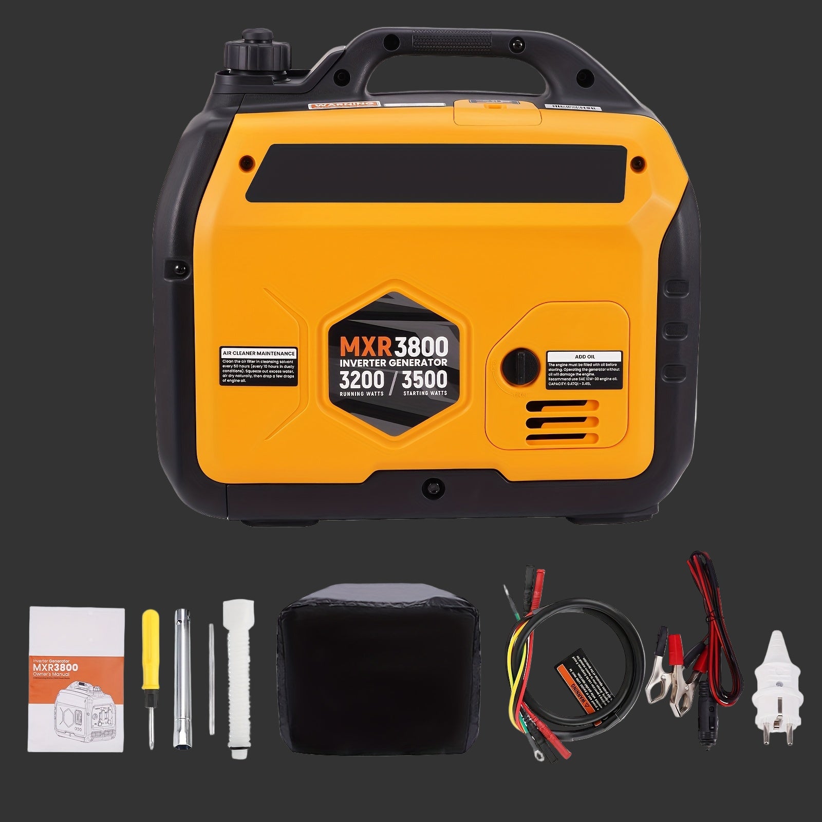 Générateur Portable 3200W – 3500W Pic – 230 V-4 Temps