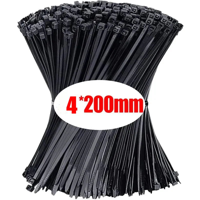 Colliers de serrage nylon auto-serrants