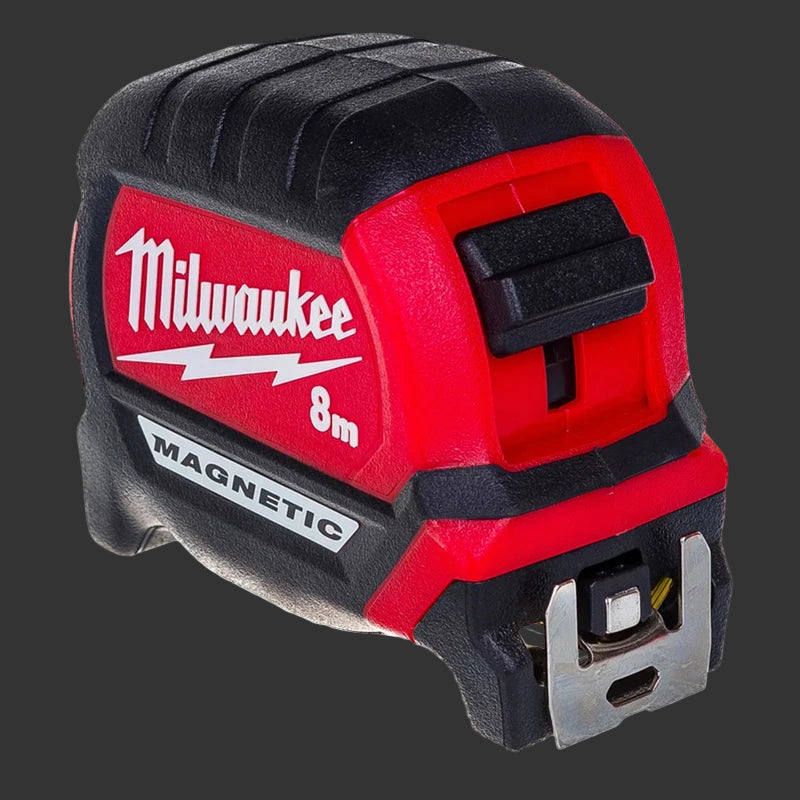 Milwaukee 4932464600 Magnetic Tape Measure 8M Industrial Grade High-precision Clear Hand Tool Accessories