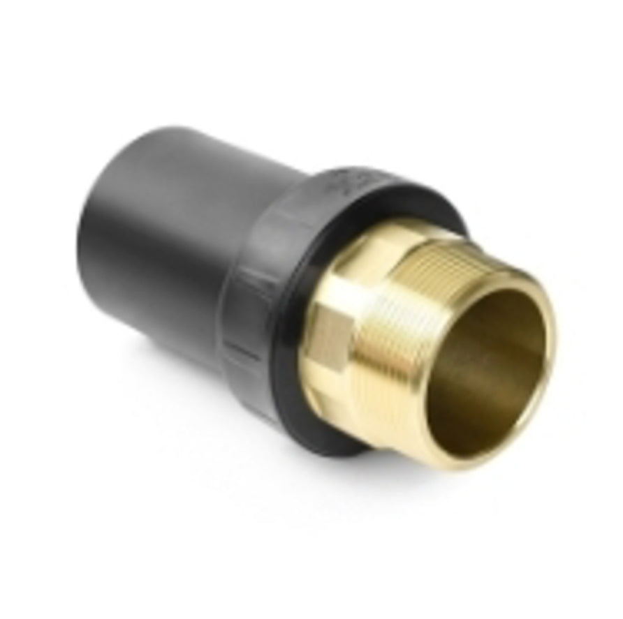 Adaptateur PE/Laiton Mâle