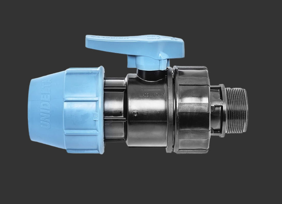 Vanne Mixte Compression Mâle (Certification : ACS)