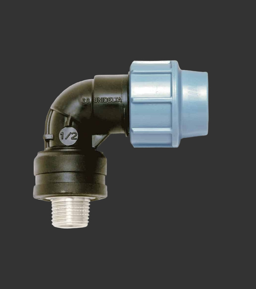 Coude 90° Fileté Insert Laiton (Certification ACS)
