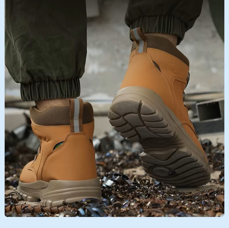 Chaussures de Sécurité Homme – Embout Acier, Anti-Perforation, Antidérapantes, Imperméables